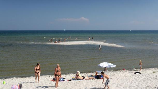 Bisnap Strand om sommeren