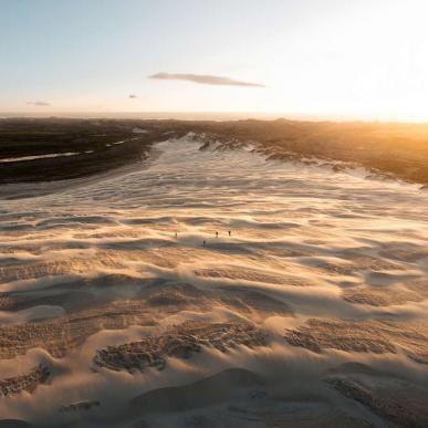 Råbjerg Mile set fra en drone